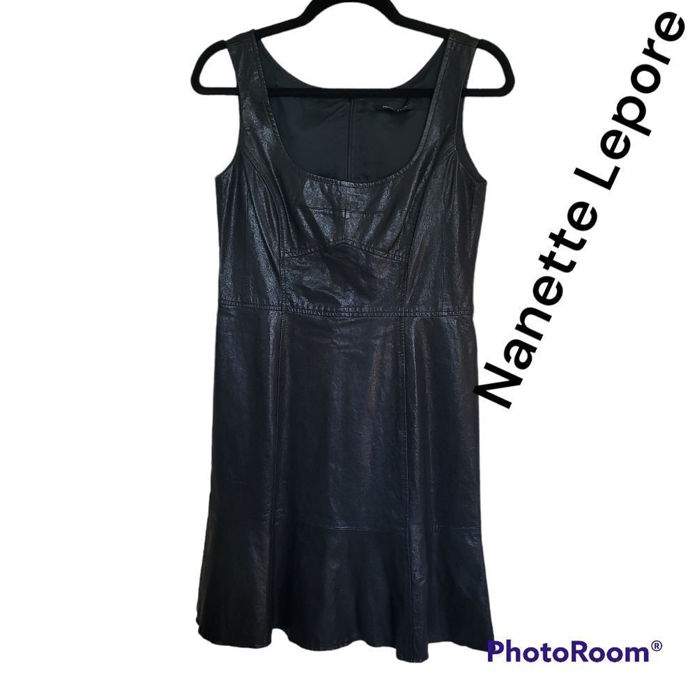 * Nanette Lepore- EUC, BLACK, 100%Leather, Size: 2